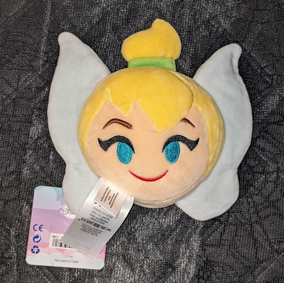 Tinkerbell Reversible Double-Sided Disney Emoji Plush - Picture 2 of 2